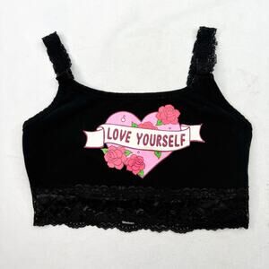 Hot Topic Midnight Hour Love Yourself Bra XS